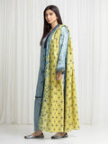 Edenrobe Allure Blue Lawn 3-Piece Suit | EWU6A1-36708-3P