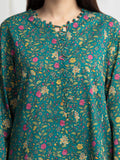 Edenrobe Allure Green Lawn 3-Piece Suit | EWU6A1-36713-3P