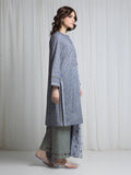 Edenrobe Allure Sage Khaddar 3-Piece Suit | EWU6A3-37054-3P