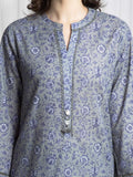 Edenrobe Allure Sage Khaddar 3-Piece Suit | EWU6A3-37054-3P