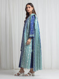 Edenrobe Allure Blue Lawn 3-Piece Suit | EWU6A1-36720-3P