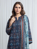 Edenrobe Allure Navy Lawn 3-Piece Suit | EWU6A1-36744-3P