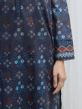Edenrobe Allure Navy Lawn 3-Piece Suit | EWU6A1-36744-3P