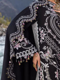 Edenrobe Kohsaar Black Khaddar 3-Piece Suit | EWU6V11-34006-3P