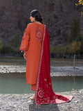 Edenrobe Kohsaar Rust Khaddar 3-Piece Suit | EWU6V11-34009-3P