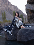 Edenrobe Kohsaar White Khaddar 3-Piece Suit | EWU6V11-34010-3P