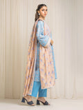 Edenrobe Allure Blue Lawn 3-Piece Suit | EWU6A1-36571-3P
