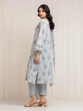 Edenrobe Allure ICE- Blue Lawn 3-Piece Suit | EWU6A1-36572-3P