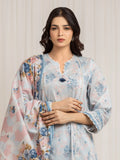 Edenrobe Allure ICE- Blue Lawn 3-Piece Suit | EWU6A1-36572-3P