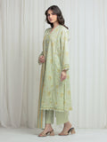 Edenrobe Allure Green Lawn 3-Piece Suit | EWU6A1-36608-3P