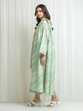 Edenrobe Allure Green Lawn 3-Piece Suit | EWU6A1-36635-3P