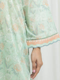 Edenrobe Allure Green Lawn 3-Piece Suit | EWU6A1-36635-3P