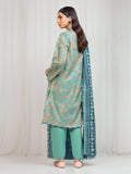 Edenrobe Allure Green Lawn 3-Piece Suit | EWU6A1-36654-3P