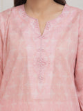 Edenrobe Allure Pink Lawn 3-Piece Suit | EWU6A1-36759-3P