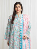 Edenrobe Allure Multi Lawn 3-Piece Suit | EWU6A1-36771-3P