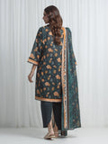 Edenrobe Allure Green Lawn 3-Piece Suit | EWU6A1-36858-3P
