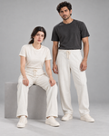 SHADE22 Imported Joggers — Cream
