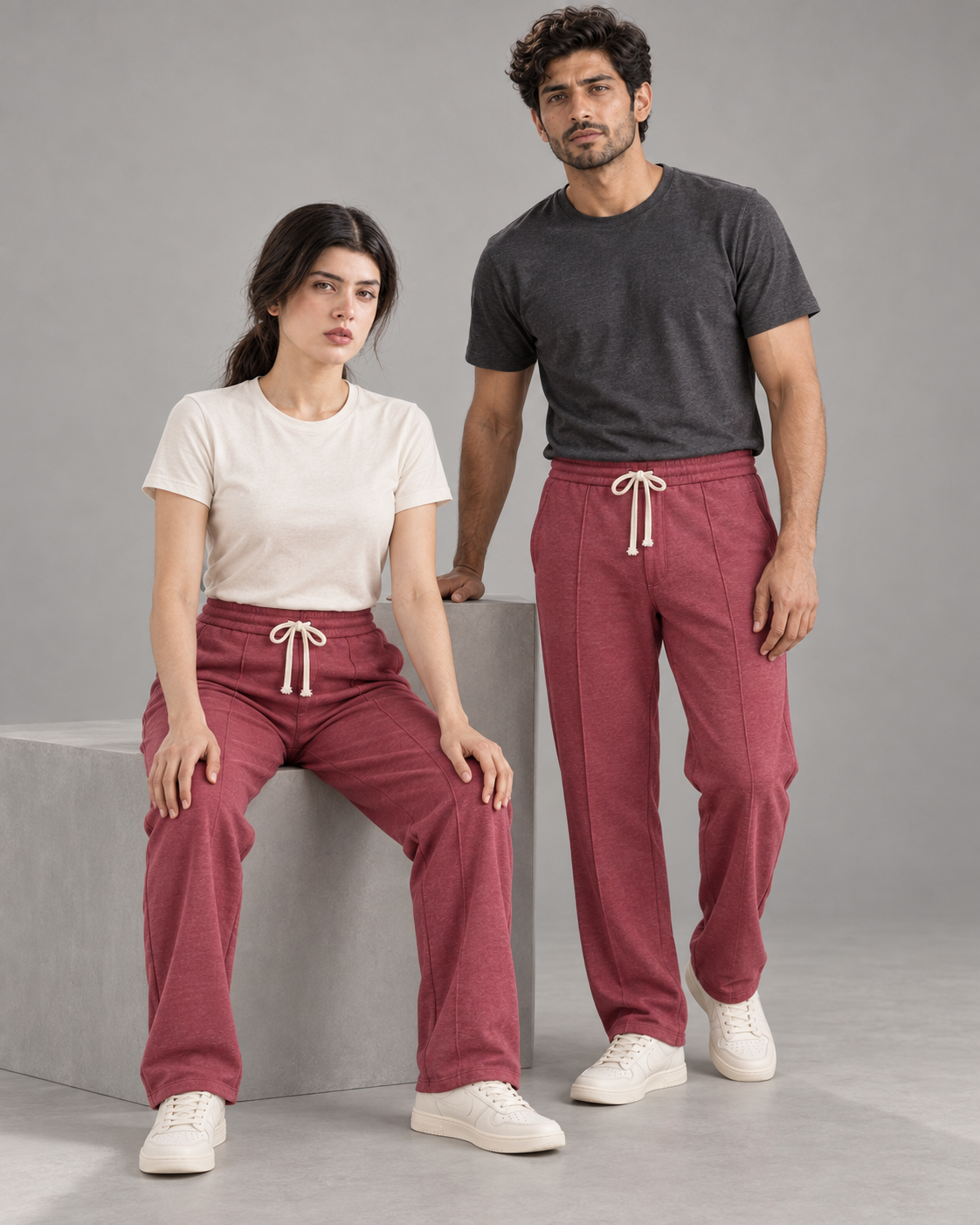 SHADE22 Imported Joggers — Heather Rose