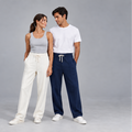 SHADE22 Imported Joggers — Cream