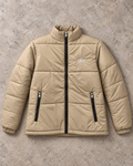 Alo Full-Sleeve Unisex Puffer Jacket | Camel