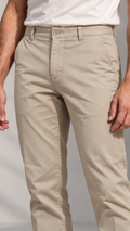 Cotton Pants - Beige