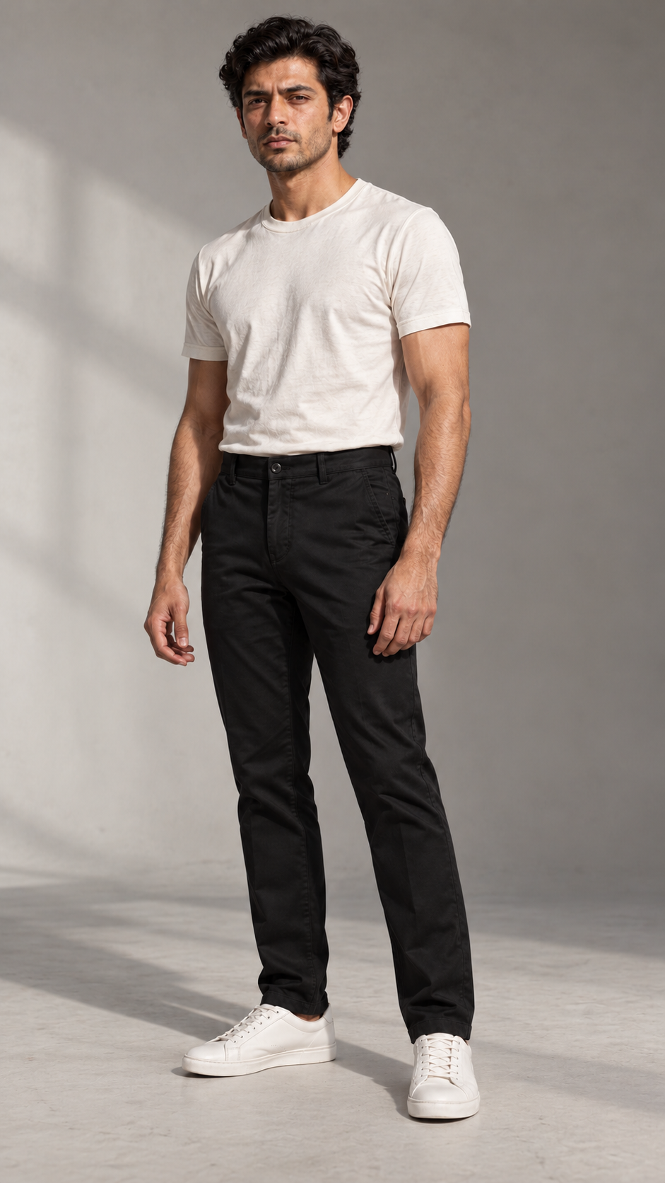 Cotton Pants - Black