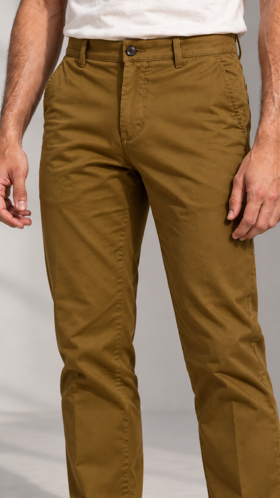 Cotton Pants - Mustard