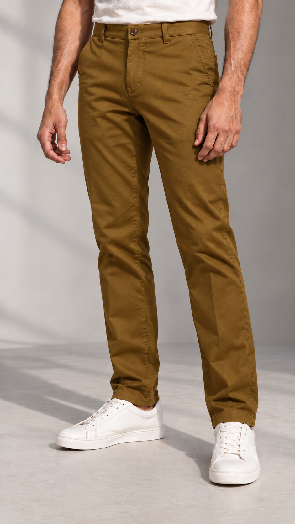 Cotton Pants - Mustard