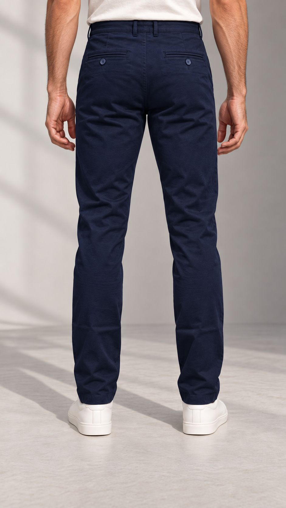 Cotton Pants - Navy