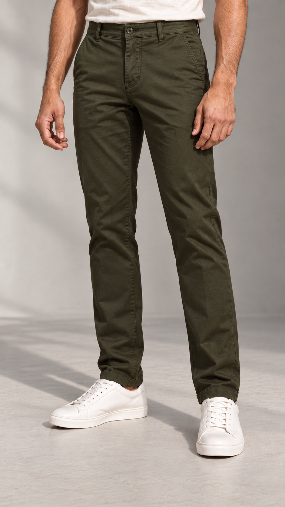 Cotton Pants - Sage Green