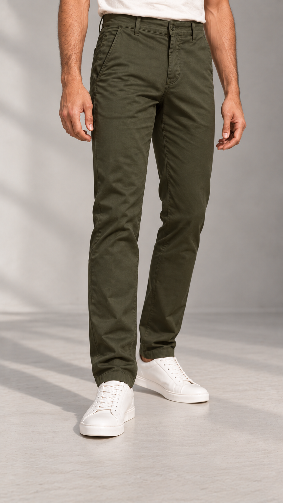 Cotton Pants - Sage Green