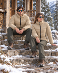 Adidas Full-Sleeve Unisex Puffer Jacket | Camel
