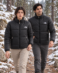 Black Alpine Full-Sleeve Unisex Puffer Jacket