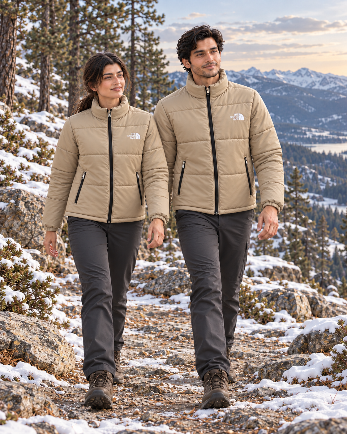 Camel Atlas Full-Sleeve Unisex Puffer Jacket