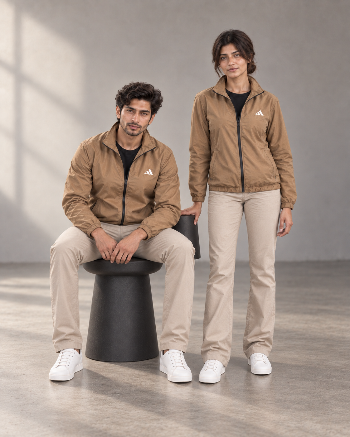 Unisex Windbreaker Jacket | Camel