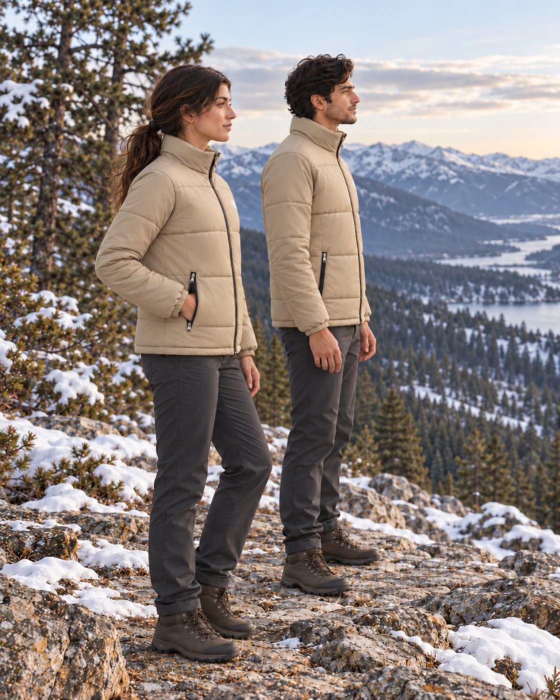 Camel Atlas Full-Sleeve Unisex Puffer Jacket