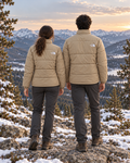 Camel Atlas Full-Sleeve Unisex Puffer Jacket