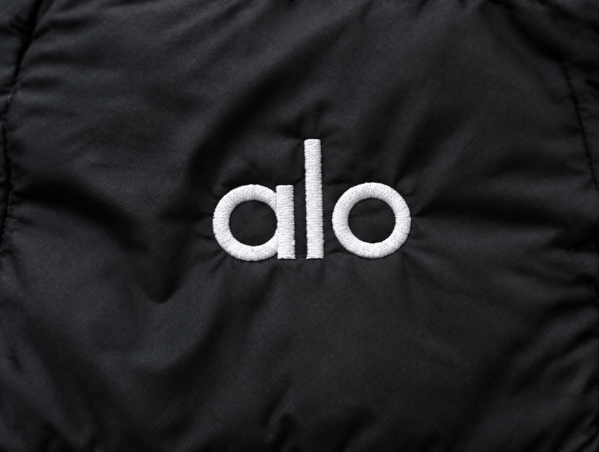 Alo Unisex Sleeveless Puffer Jacket | Black