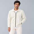 Scuba Suede Jacket | Cream