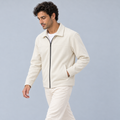 Scuba Suede Jacket | Cream