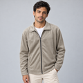Scuba Suede Jacket | Stone