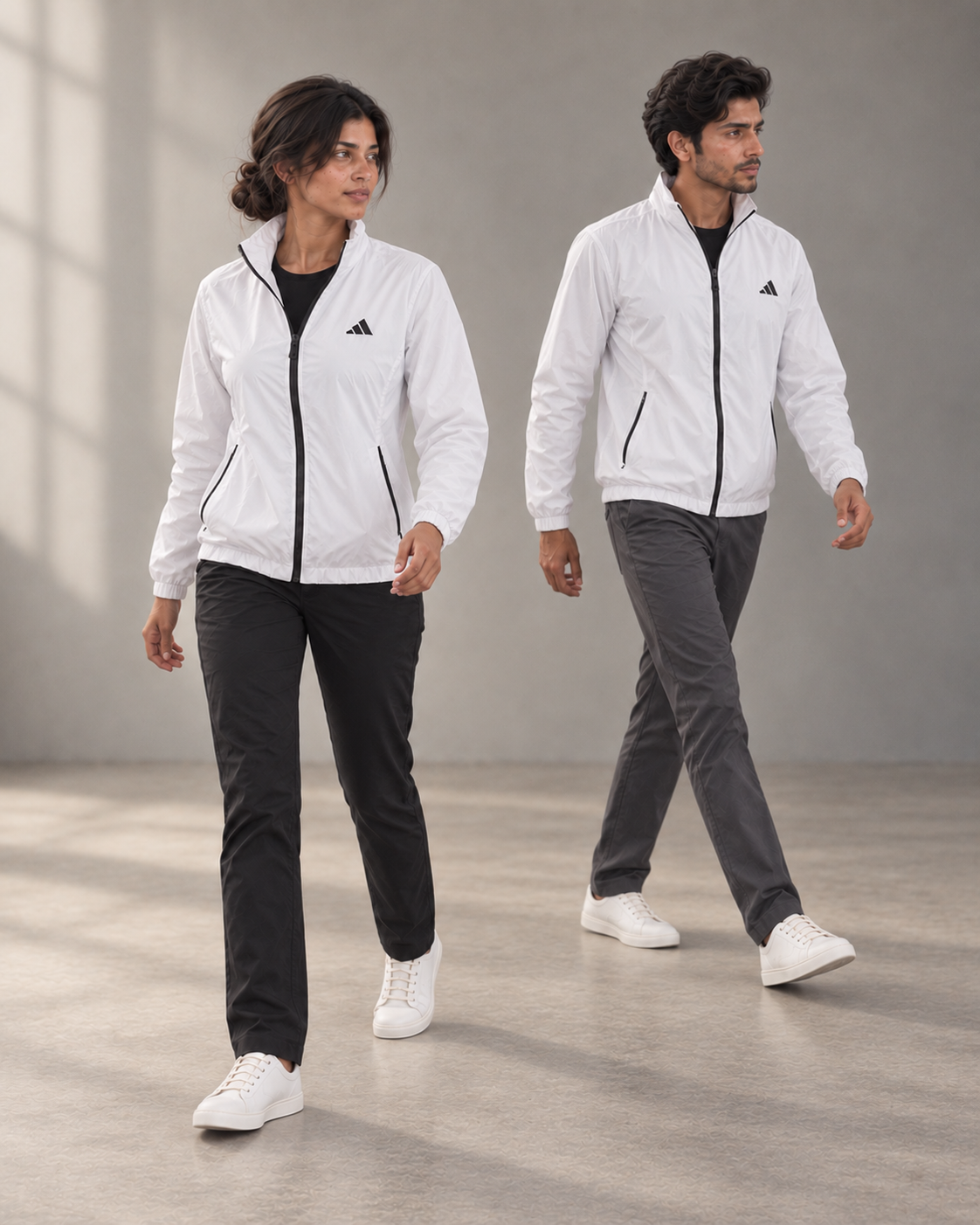 Unisex Windbreaker Jacket | White