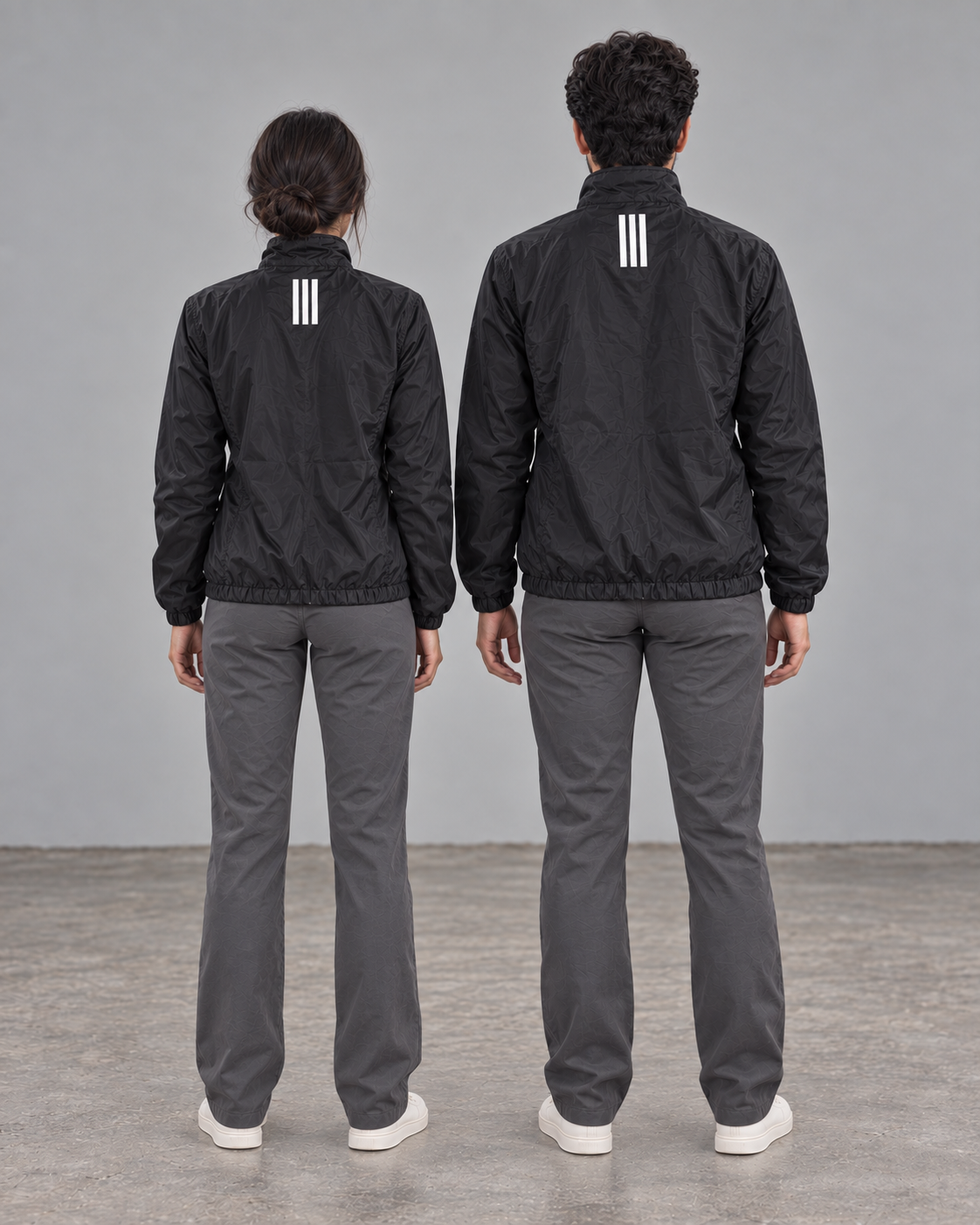 Unisex Windbreaker Jacket | Black