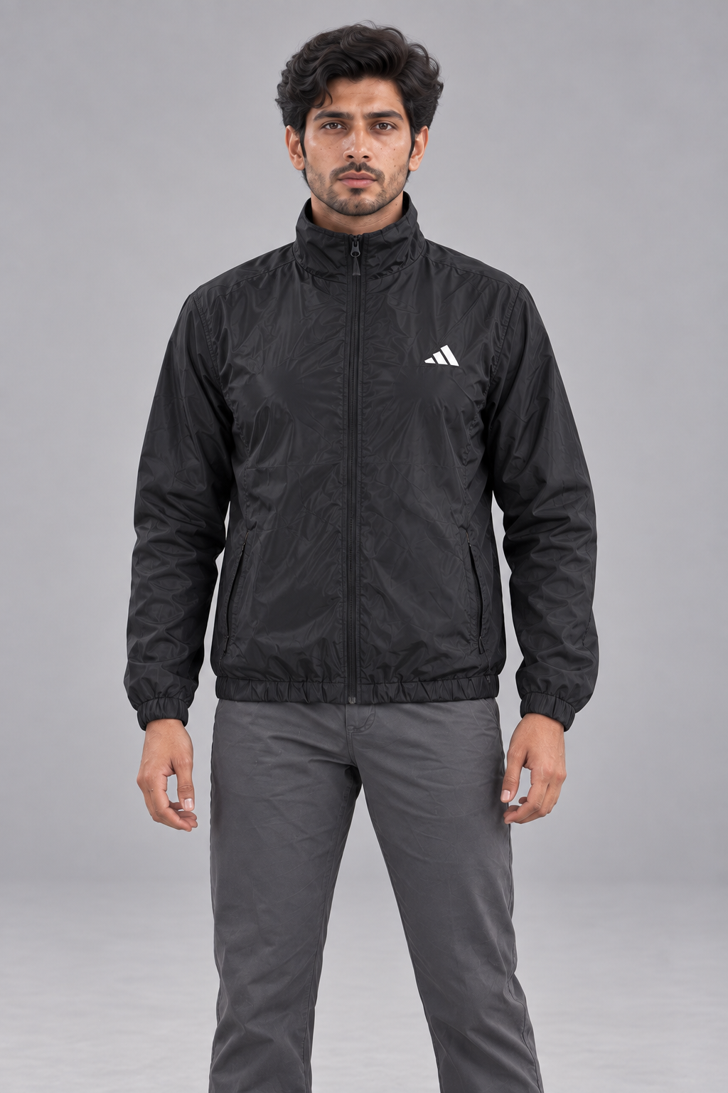 Unisex Windbreaker Jacket | Black