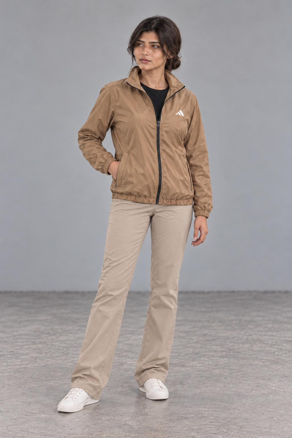 Unisex Windbreaker Jacket | Camel
