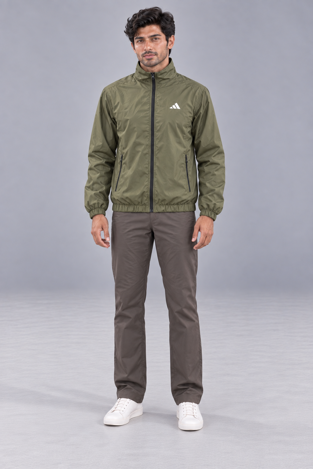 Unisex Windbreaker Jacket | Olive