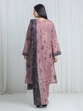 Edenrobe Allure Rose Printed Khaddar 3-Piece Suit | EWU6A3-37162-3P
