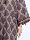 Edenrobe Allure Sage Printed Khaddar 3-Piece Suit | EWU6A3-37178-3P