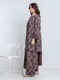 Edenrobe Allure Sage Printed Khaddar 3-Piece Suit | EWU6A3-37178-3P