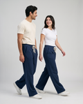 Imported Terry Trousers — Navy